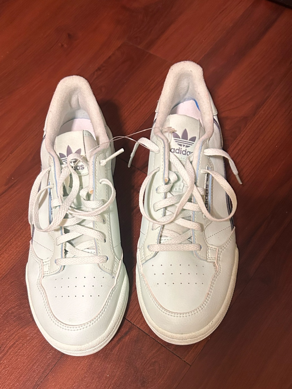 adidas Continental 80 J Ice Mint Green Sneakers Youth Sz 6